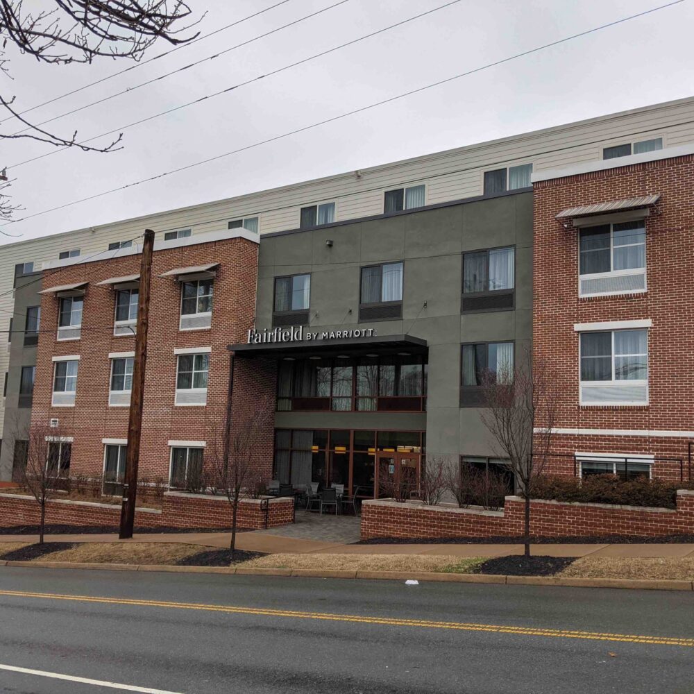 Exterior of Fairfield Inn