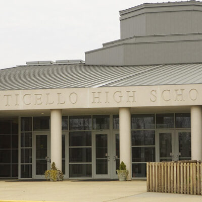 Exterior photo of Albemarle High School