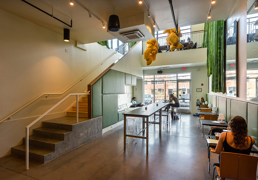 A more modern Mudhouse: Form follows function at the local coffee roaster’s newest location