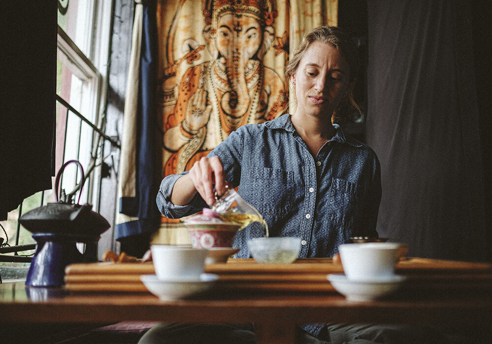 Steeped in it