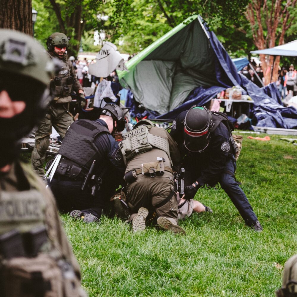 Breaking camp