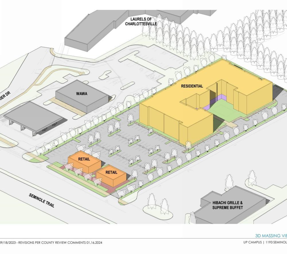 Two apartment complexes planned for either side of Albemarle/ Charlottesville border