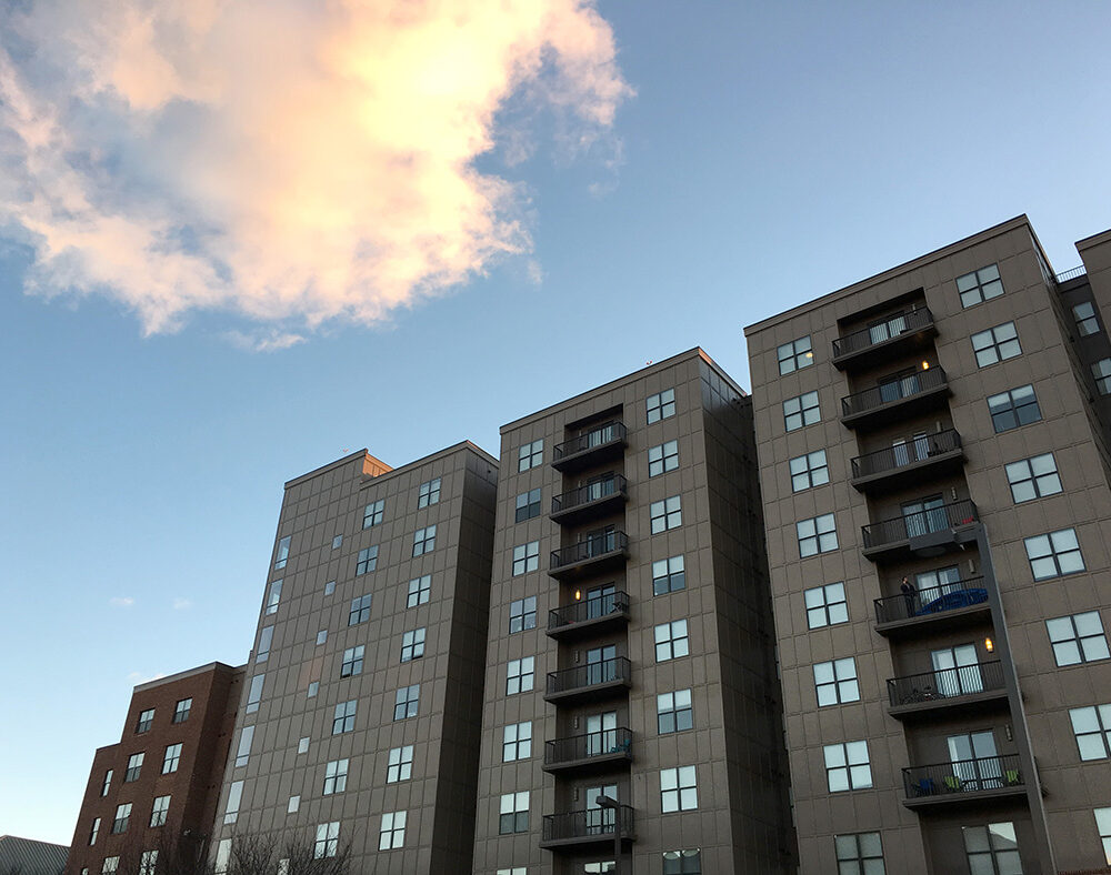 The city’s first large student apartment complex on West Main turns 10 