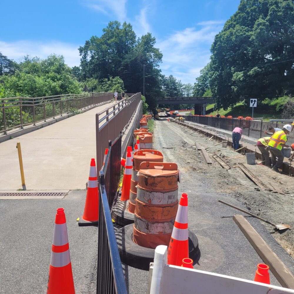 City (finally) nearing completion of shared-use path on Rugby Avenue near Brooks Family YMCA