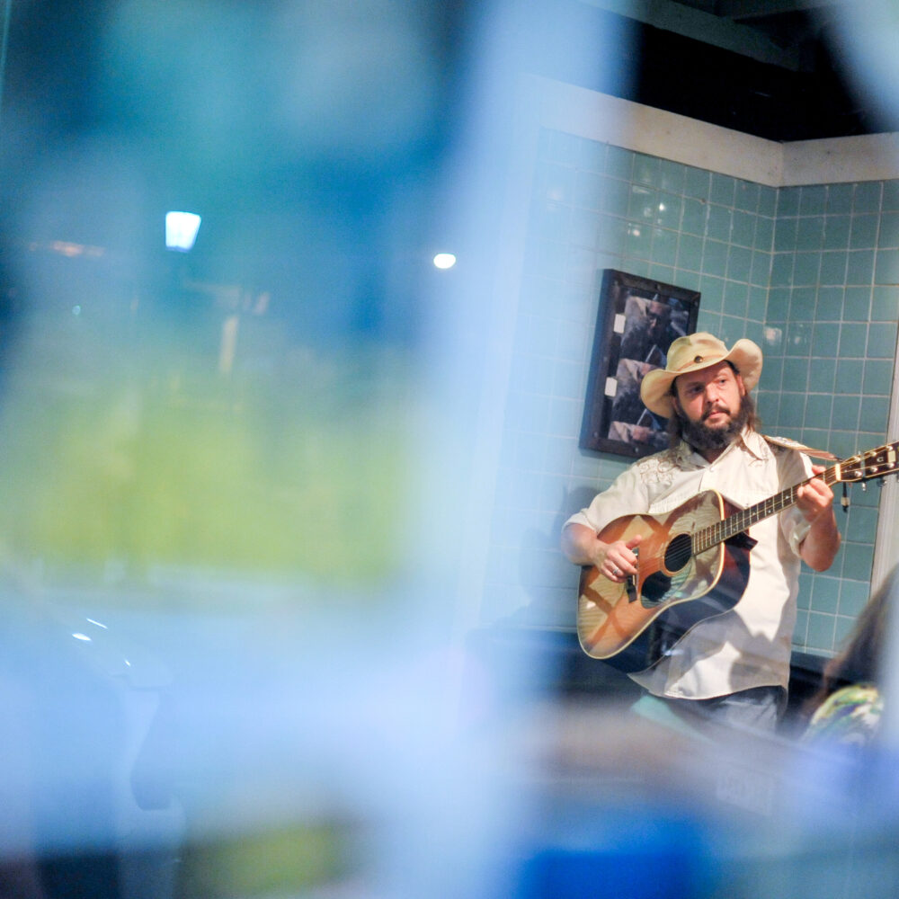 Musician and actor Jim Waive poured his heart into the joy of music