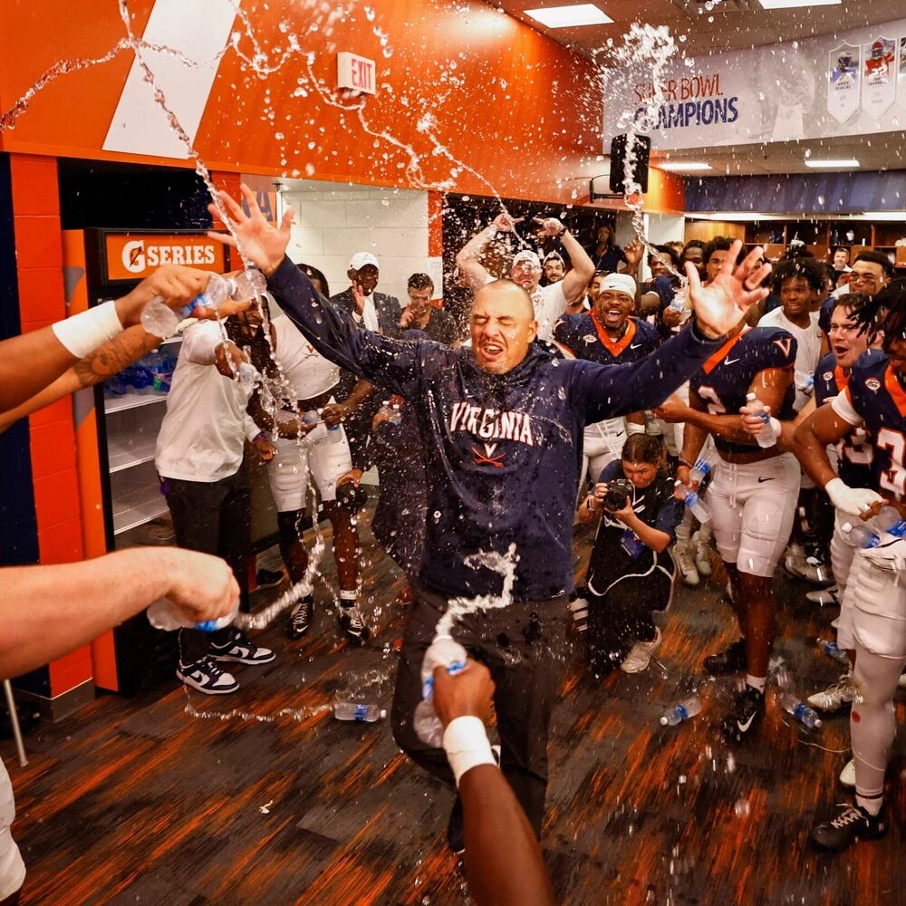 UVA football team stuns No. 8 FSU