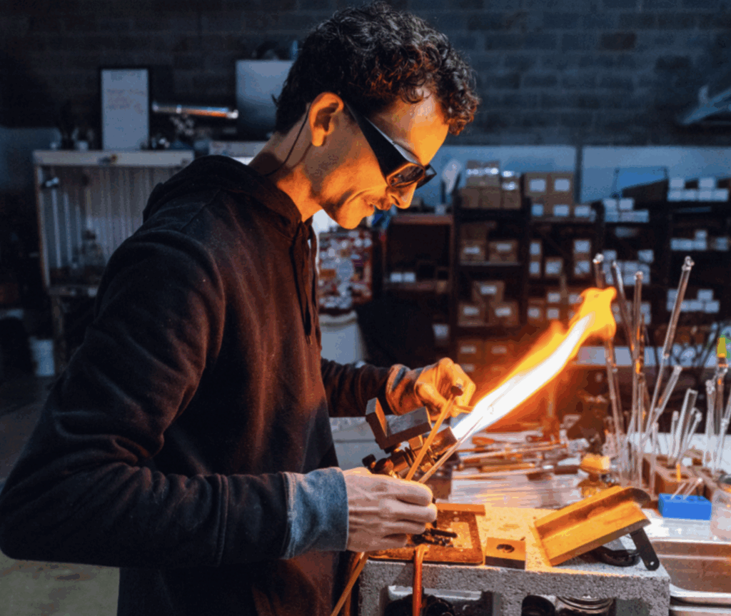 Tried it in C’ville: Glass-blowing at Studio 1050°