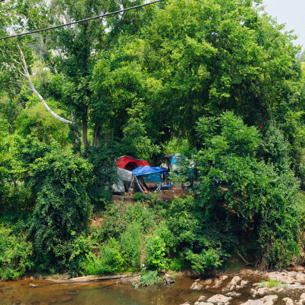 The city hopes a new emergency shelter at 2000 Holiday Dr. will ease a growing crisis around the Rivanna Trail